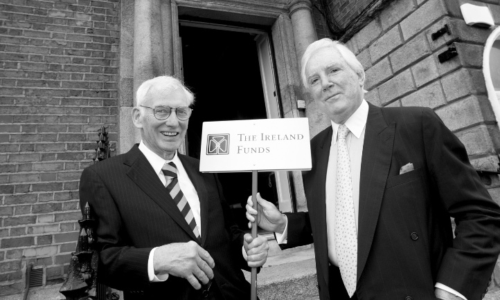 Dan Rooney and Tony O'Reilly, co-founders of The Ireland Funds