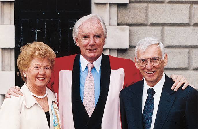 Tony O'Reilly with Patricia and Dan Rooney